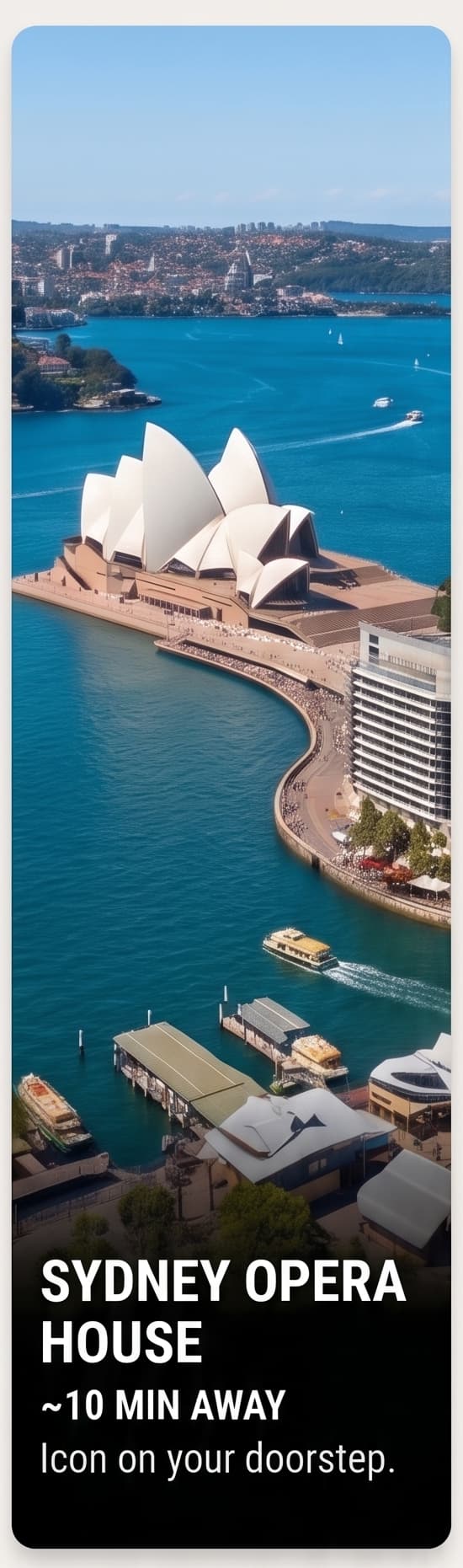 Sydney Opera House near Azzurro Hotels